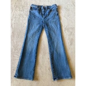 Madewell Womens Size 28 Cali Demi Booy High Rise Denim Comfort Stretch Blue